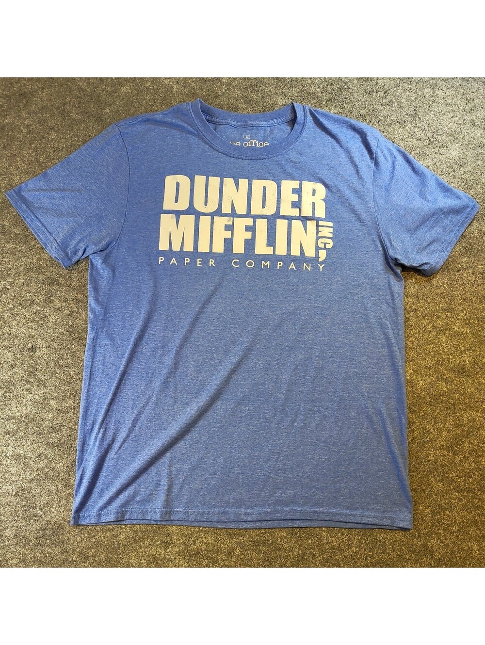 The Office Dunder Mifflin T‑Shirt Ripple Junction Size L Blue